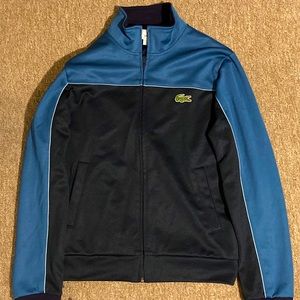 Lacoste Men's Sport Full Zip Two Tone Sweatshirt